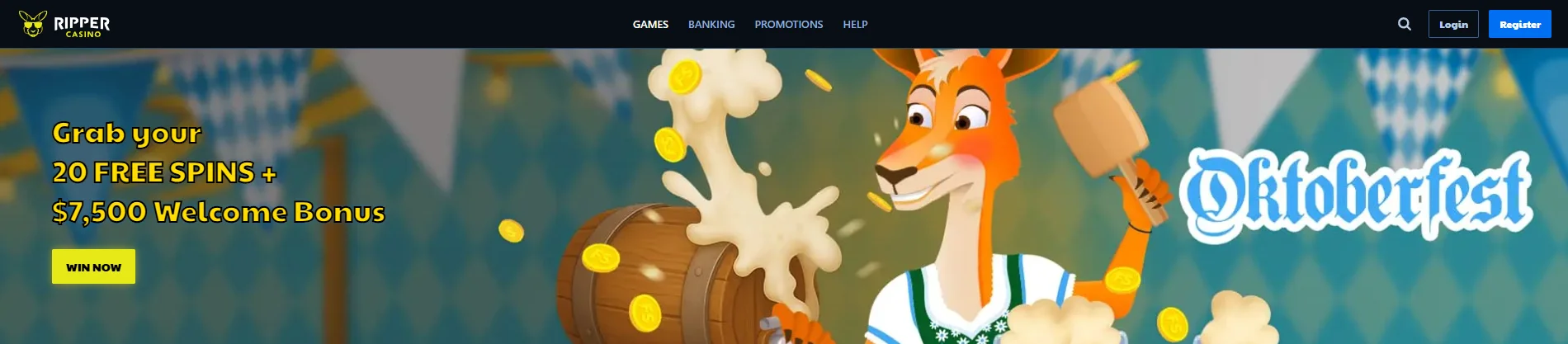 Ripper Casino Welcome bonuses